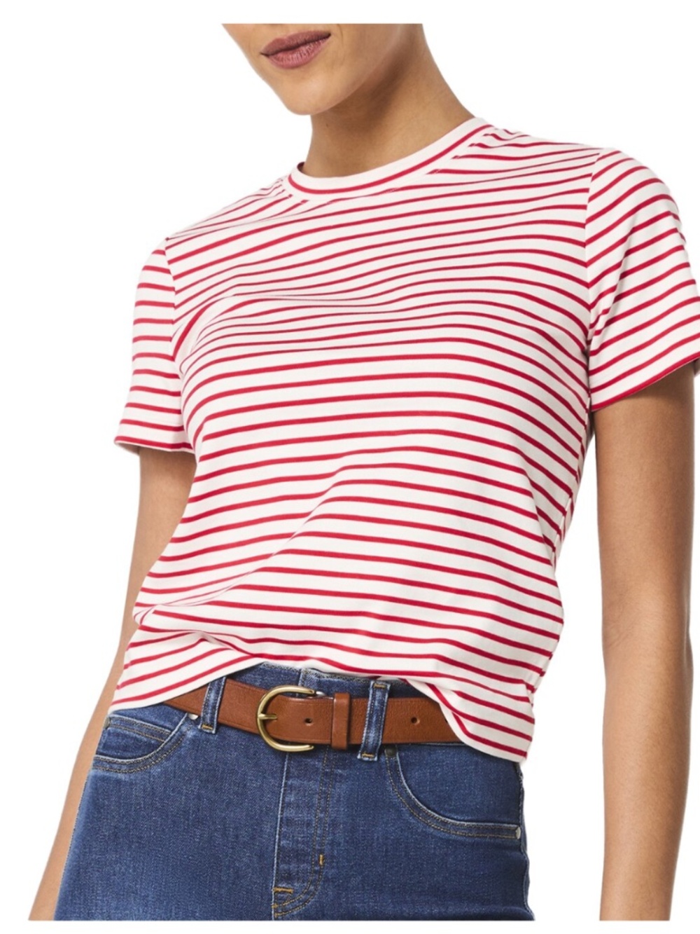 NWT Spanx cool cotton crew neck t-shirt